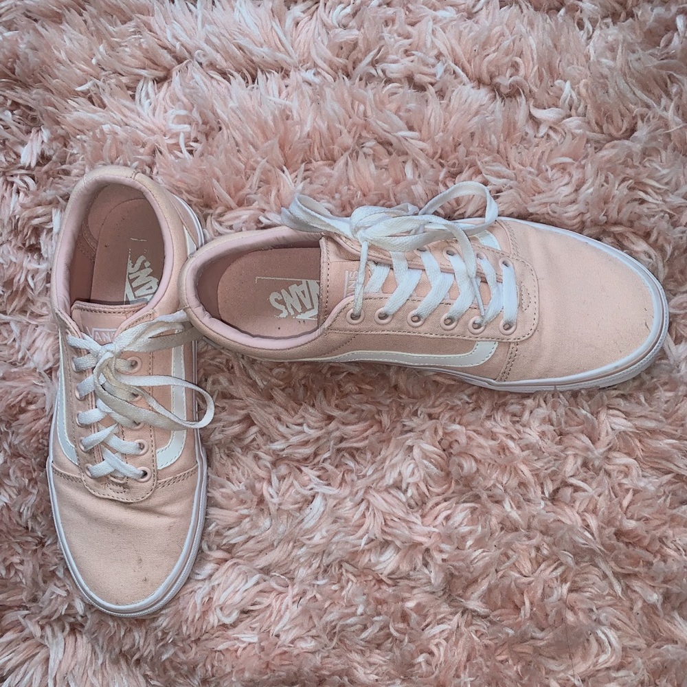 Light Pink Vans Sneakers